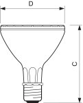MC CDM-R Elite 35W/930 E27 PAR30L 30D - Philips