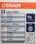 DECOSTAR 51S 20 W 12 V 36° GU5.3 OSRAM