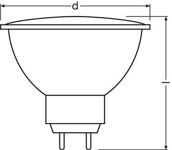DECOSTAR 51 TITAN 50 W 12 V 36° GU5.3 OSRAM