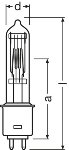 64717 CP/89 FRL 650W 230V GY9.5 OSRAM