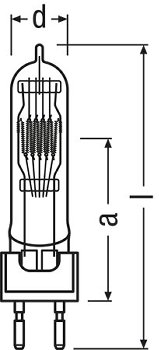64789CP/73 2000W 230V G38 OSRAM