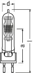 64789CP/73 2000W 230V G38 OSRAM