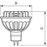 MAS LEDspotLV D 7-35W 827 MR16 36D