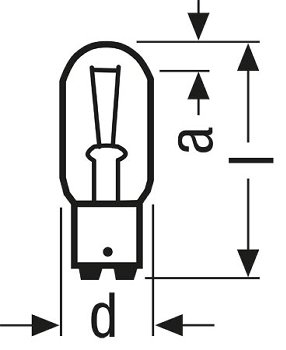 8017 15W 6V B15