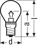 8100 5A 6V E14 OSRAM