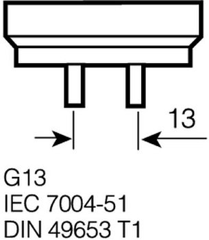 L 58 W/827 LUMILUX T8