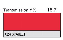 024 Scarlet 1-inch LEE FILTERS