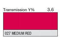027 Medium Red 1-inch LEE FILTERS