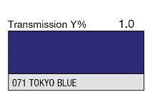 071 Tokyo Blue 1-inch LEE FILTERS