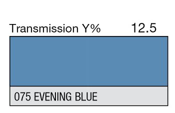 075 EVENING BLUE 1-INCH CORE LEE FILTERS