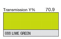 088 LIME GREEN 1-INCH CORE LEE FILTERS