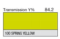 100 SPRING YELLOW 1-INCH CORE LEE FILTERS