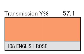 108 ENGLISH ROSE 1-INCH CORE LEE FILTERS