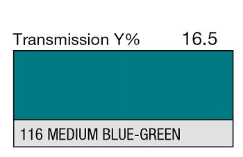 116 MEDIUM BLUE-GREEN LEE FILTERS