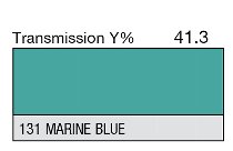 131 MARINE BLUE 1-INCH CORE LEE FILTERS