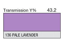 136 Pale Lavender LEE FILTERS