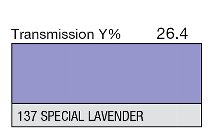 137 Special Lavender 1-inch LEE FILTERS
