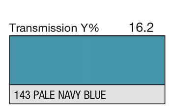 143 PALE NAVY BLUE 1-INCH CORE LEE FILTERS