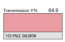 153 PALE SALMON 1-INCH CORE LEE FILTERS
