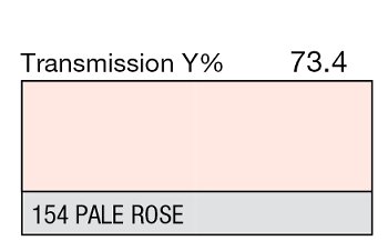 154 PALE ROSE 1-INCH CORE LEE FILTERS