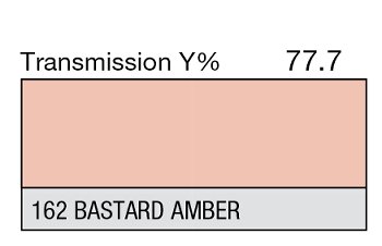 162 BASTARD AMBER 1-INCH CORE LEE FILTERS