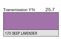 170 Deep Lavender 1-inch LEE FILTERS