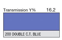 200 Double C.T. Blue 1-inch LEE FILTERS