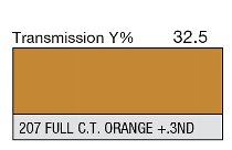 207 Full C.T. orange + .3ND LEE FILTERS