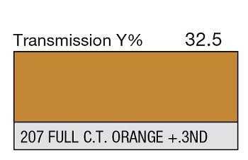 207 Full C.T. orange + .3ND 1-inch LEE FILTERS