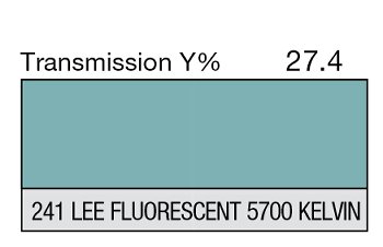 241 LEE Fluorescent 5700 Kelvin 1-inch LEE FILTERS