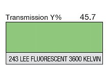 243 LEE Fluorescent 3600 Kelvin 1-inch LEE FILTERS
