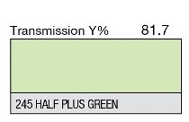245 Half Plus green LEE FILTERS