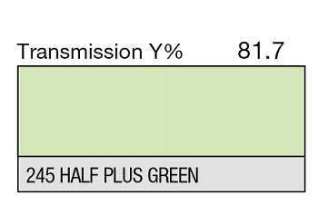 245 Half Plus green 1-inch LEE FILTERS