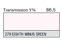 279 Eighth Minus green LEE FILTERS