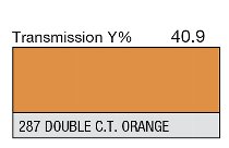 287 Double C.T. orange LEE FILTERS