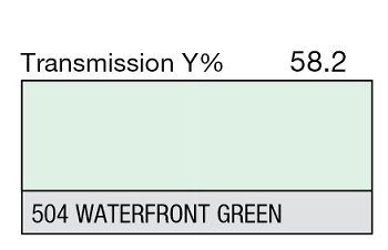 504 WATERFRONT GREEN 1-INCH CORE LEE FILTERS