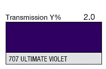 707 Ultimate Violet 1-icnh LEE FILTERS