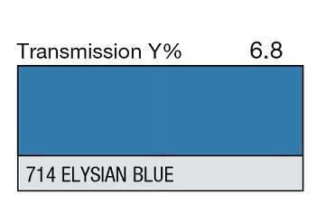 714 ELYSIAN BLUE 1-INCH CORE LEE FILTERS