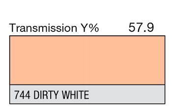 744 DIRTY WHITE 1-INCH CORE LEE FILTERS