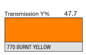770 BURNT YELLOW 1-INCH CORE LEE FILTERS