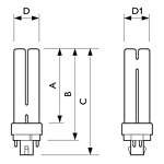 MASTER PL-C 13W/840/4P 1CT/5X10CC