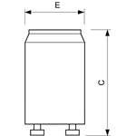 S2 4-22W SER 220-240V WH EUR BOX/20X10 - Philips
