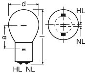 SIG 1210 Signal Lamp OSRAM