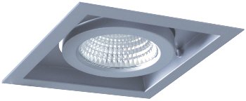 Square Variable Downlight 33W 3000K 60°