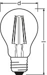 PARATHOM Retrofit CLASSIC A 60 7 W/827 E27