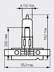 55205 SH5205 12V 50W PY24-1,5