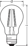 ST CLAS A 60 CL 7 W/2700 E27 FIL