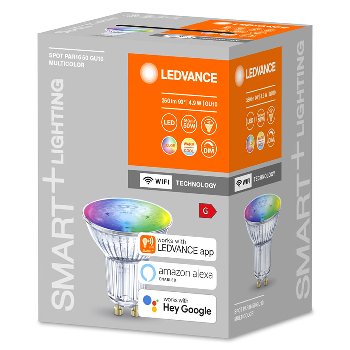 SMART+ WiFi Spot Multicolour 50 45° 4.9 W/2700-6500 K GU10 LEDVANCE