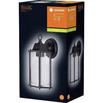 ENDURA CLASSIC LANTERN SQ M E27 BK IP23