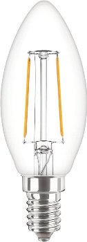 CorePro LEDCandleND 2-25W E14B35 827CL G - Philips